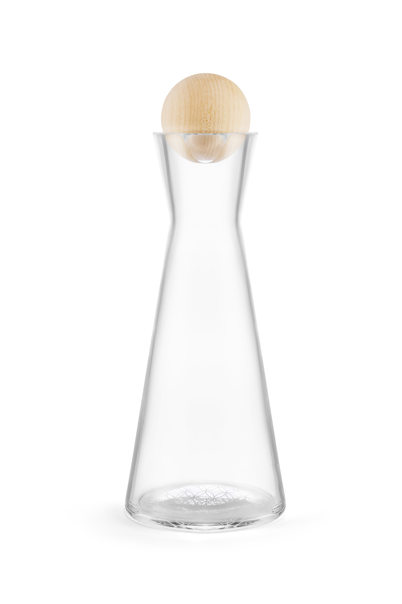 3130-Phoenix Vitalkaraffe Phoenix 1.0 l mundgeblasen