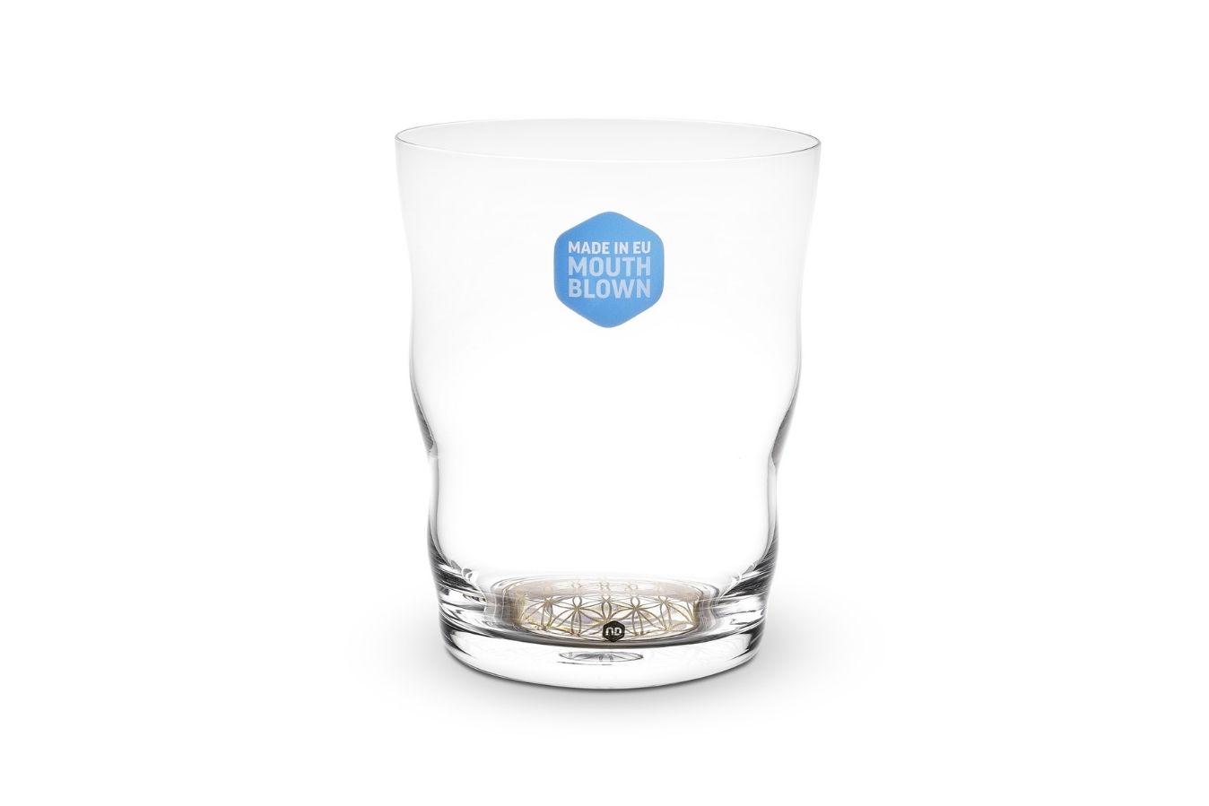 6116-1 Trinkglas Jasmina Platin 0.3 l mundegeblasen