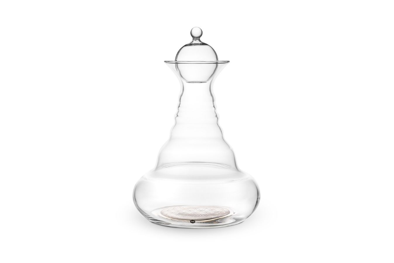 7116eTOziLiLN8DCQ Vitalkaraffe Alladin Platin 1.3 l mundgeblasen